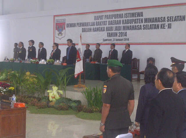 Paripurna HUT Minsel Dirayakan Sederhana