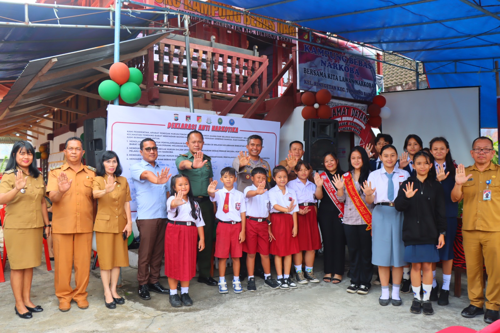 Kelurahan Rinegetan Resmi di Launching Sebagai Kampung Bebas Narkoba