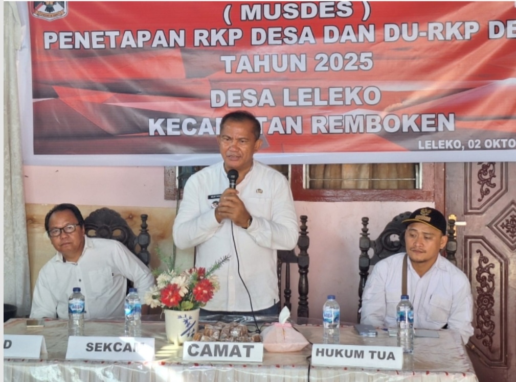 Pemerintah Desa Leleko Gelar Musdes Penetapan RKPDes Tahun 2025