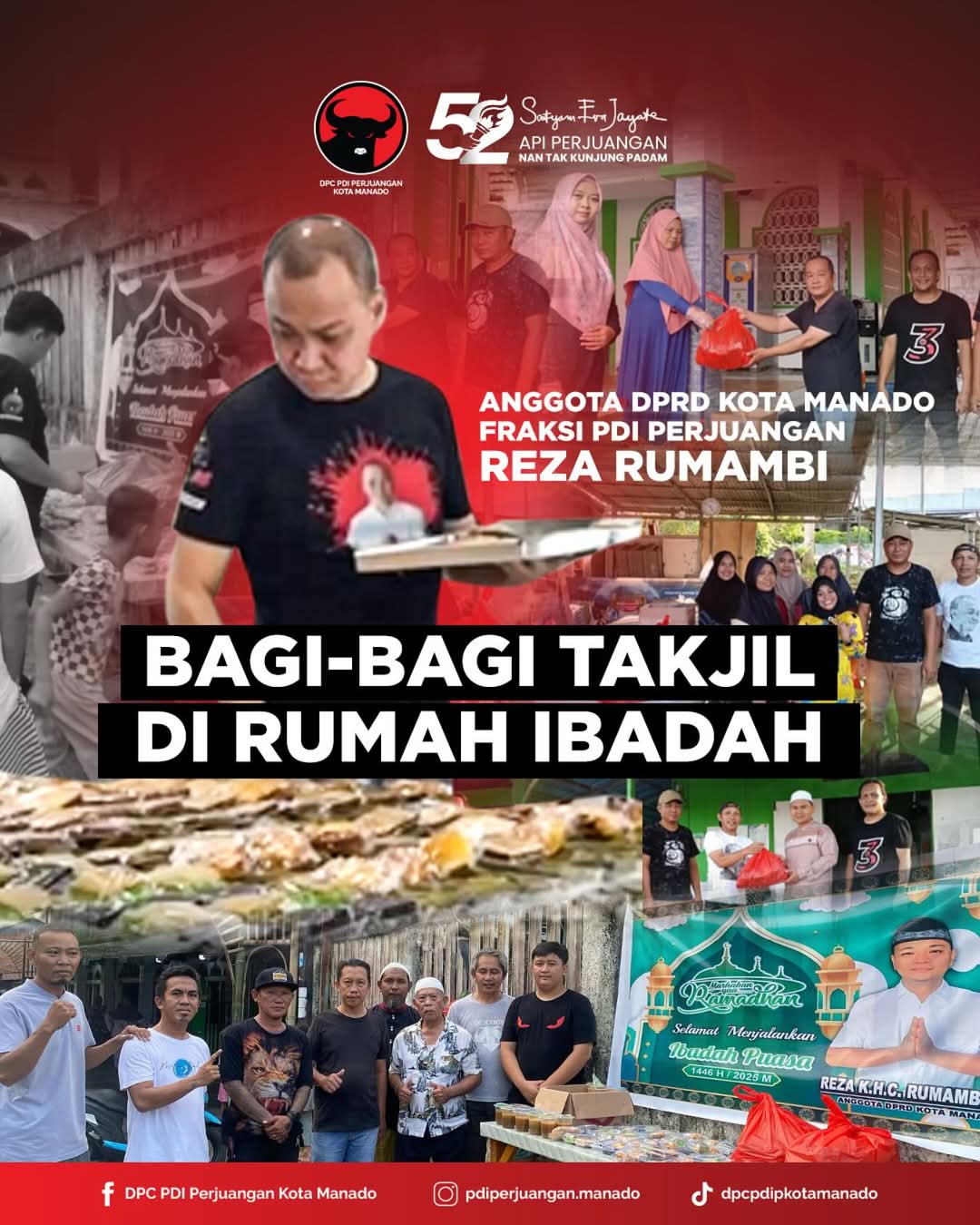 Kebersamaan Dalam Bulan Ramadhan, Rumambi Berbagi Takjil 