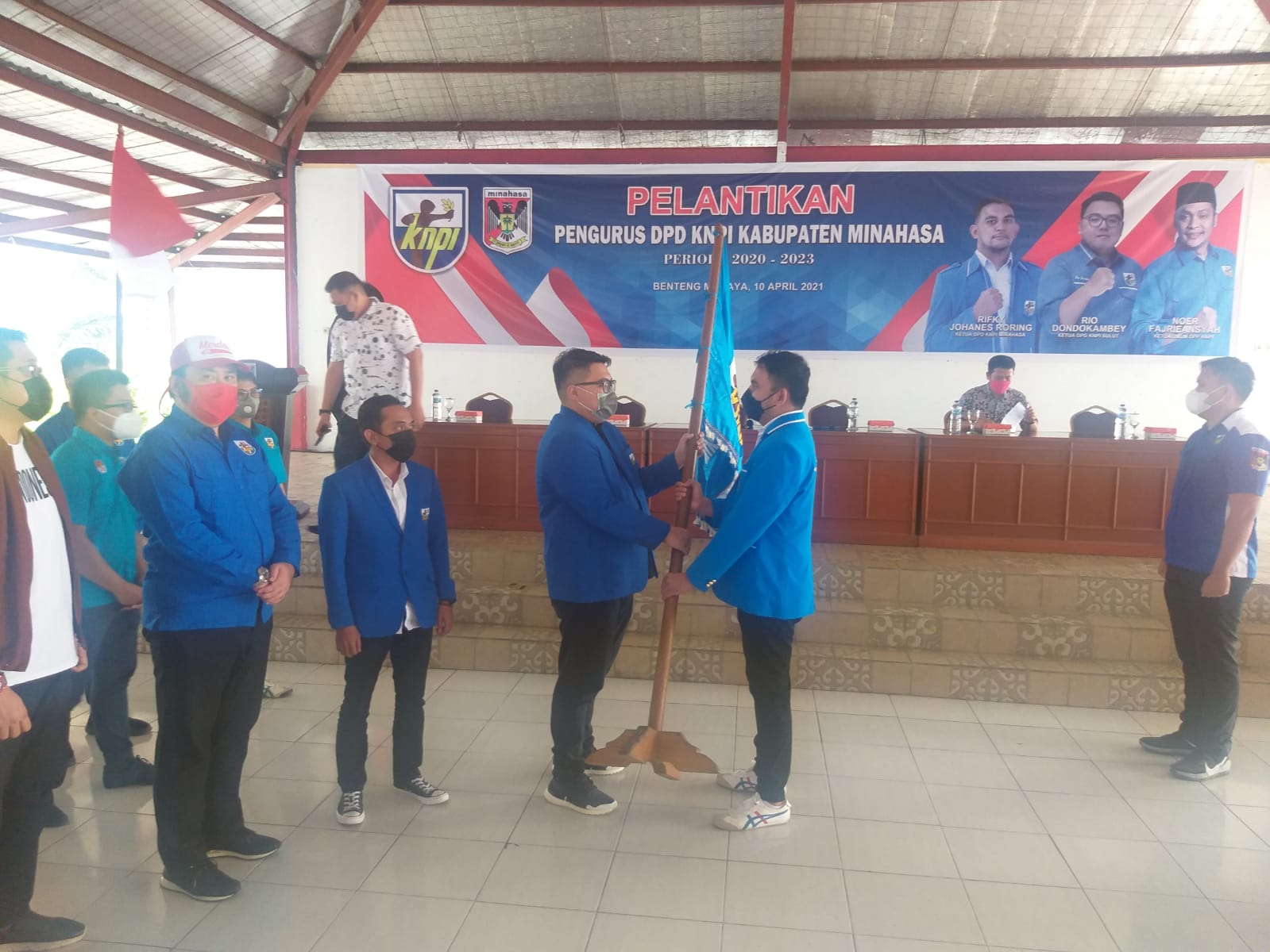 KNPI Minahasa, Dondokambey Lantik Roring