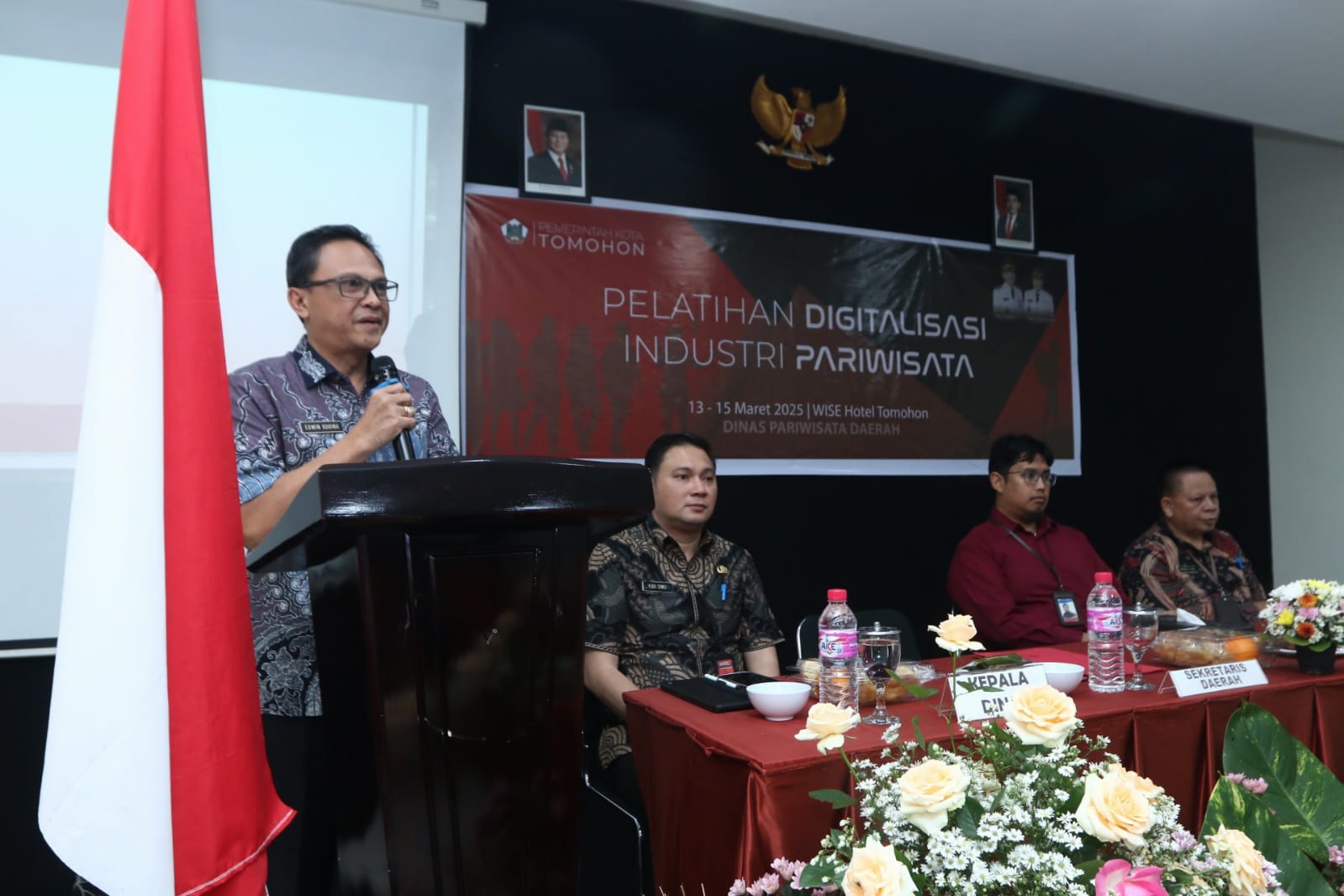 Dispar Tomohon Gelar Pelatihan Digitalisasi Industri Pariwisata