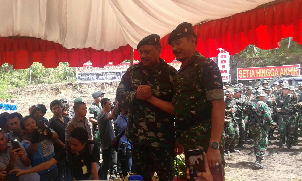 Gubernur Buka TMMD ke-96 Di Kabupaten Minsel