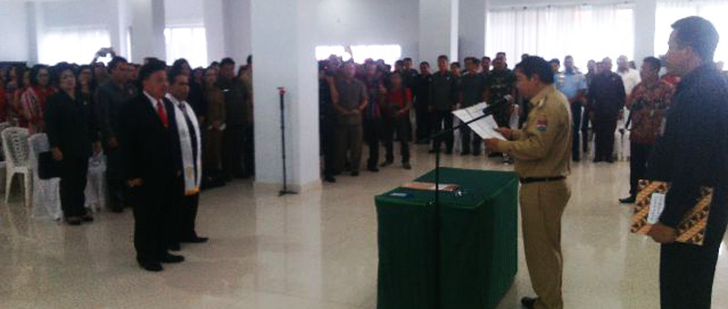 Liwe Resmi Jabat Sekda Mitra