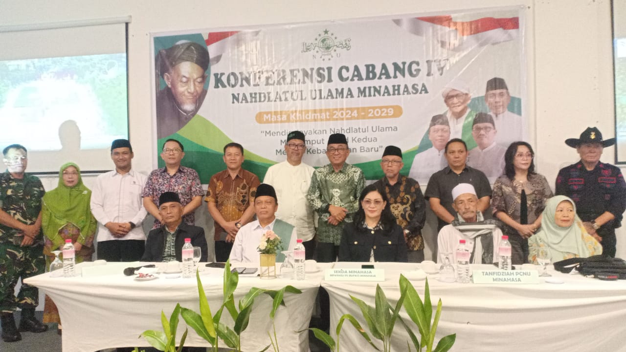 Buka Konfercab IV NU Minahasa, Ini Pesan Sekda Watania