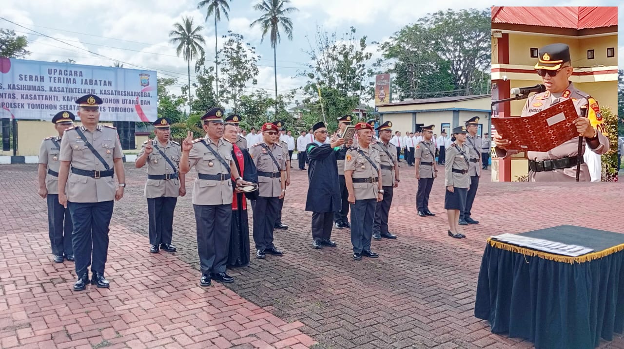 9 Pejabat di Polres Tomohon Dimutasi