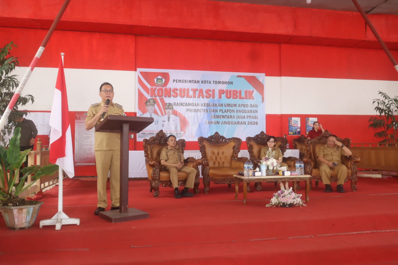 KUA-PPAS Tomohon 2026 Konsentrasi 8 Fokus Utama Pembangunan