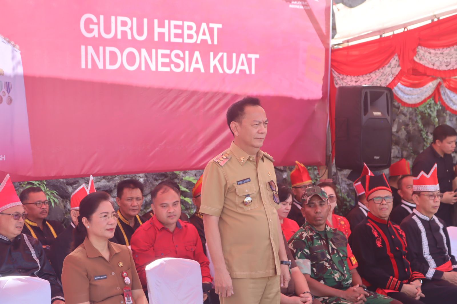 HGN 2024, Wali Kota Caroll Bacakan Pidato Menteri Dikdasmen