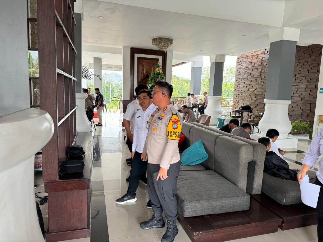 Amankan Rekapitulasi Hasil Pilkada, Polres Tomohon Terjunkan 98 Personel