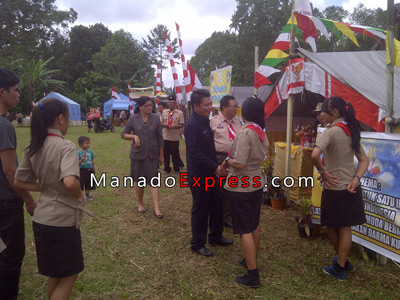Kwarcab Pramuka Minsel Gelar Perkemahan Penggalang dan Penegak