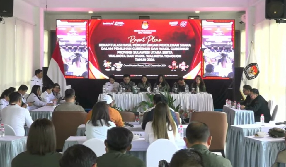 Hasil Pilwako Tomohon 2024 Diplenokan KPU