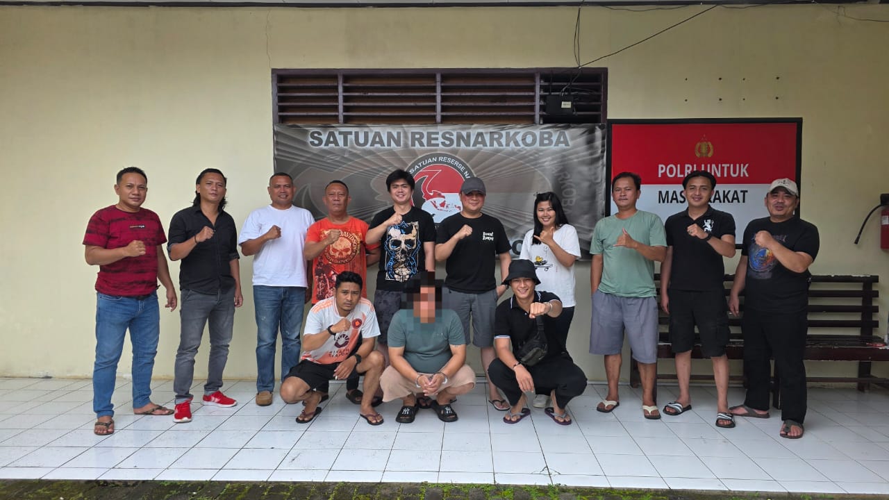 Satuan Resnarkoba Tomohon Bekuk Pengedar 6.000 Butir Vetasen Ilegal