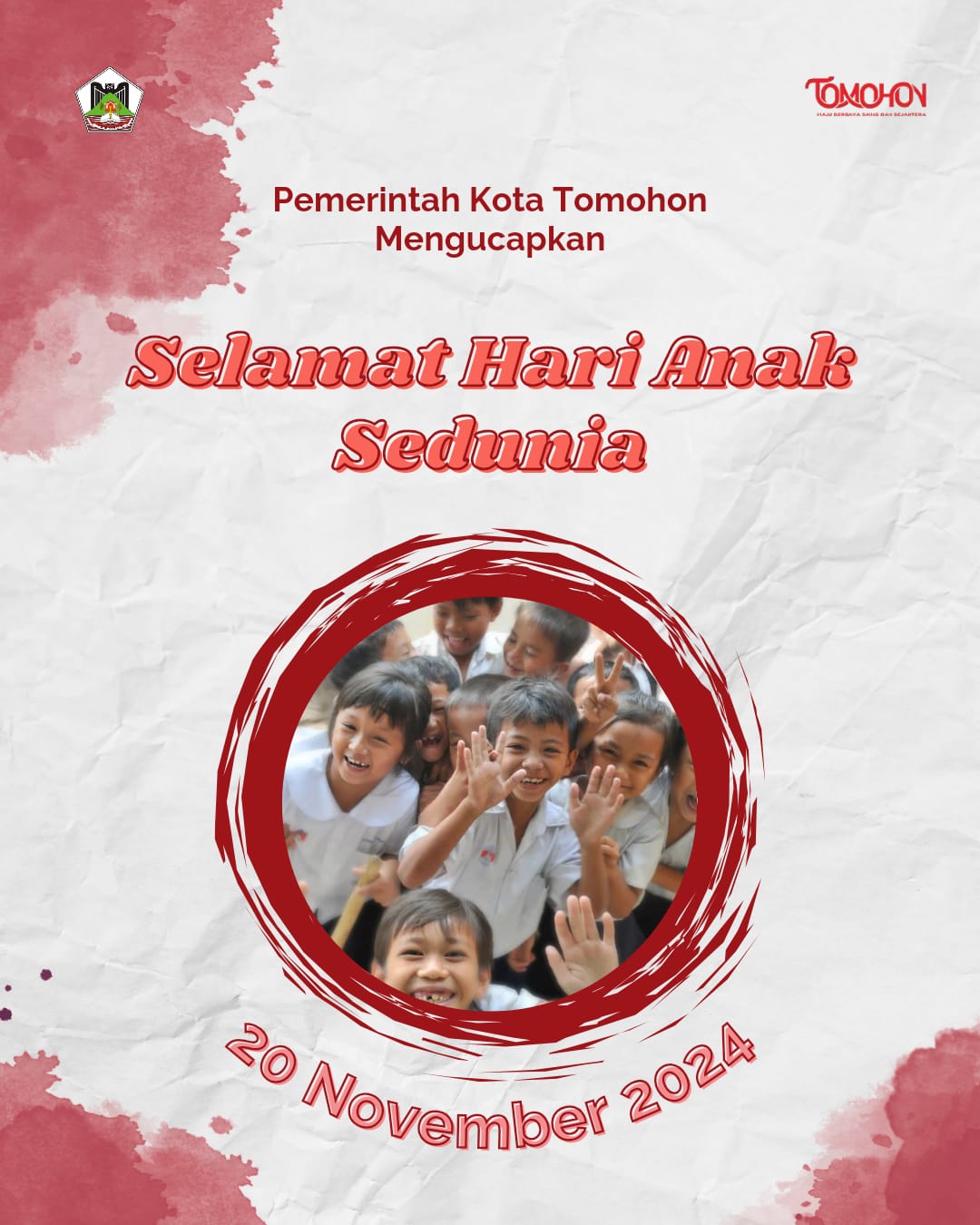 World Childrens Day 2024 Pemkot Tomohon