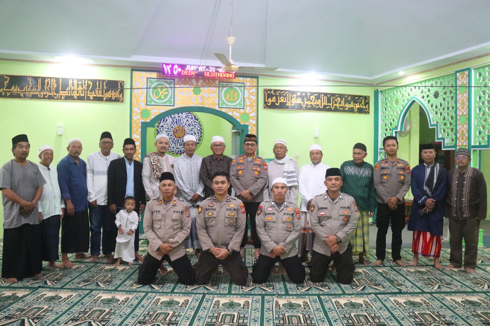Kapolres Kholis Laksanakan Safari Jumat di Masjid Al-Muhajirin