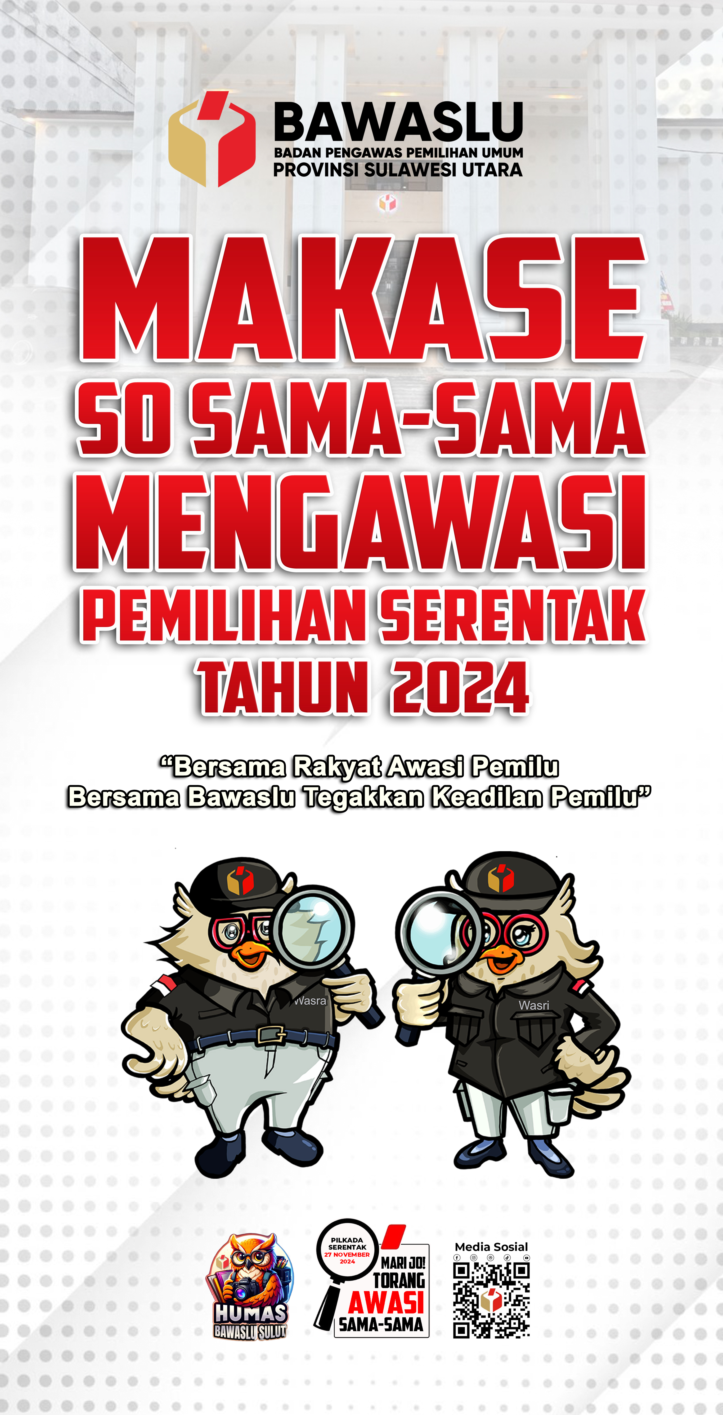 Bawaslu Sulut Ucap Terima Kasih